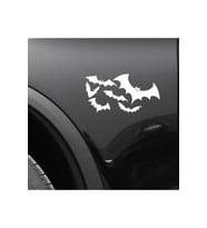 Yarasa Tasarım Su Geçirmez Çıkarılabilir Oto Sticker 19*36 Cm