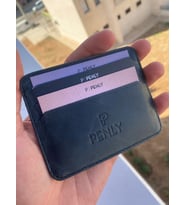 PENLY ERKEK KARTLIK CÜZDAN ORJİNAL HAKİKİ DERİ 5 RENK (Siyah)
