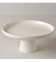 Linens Trend Ayaklı Tabak 26 Cm Beyaz