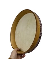 BENDİR HAYVAN DERİLİ 38 CM KALİTELİ KEÇİ DERİSİ