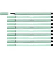 Stabilo Keçe Uçlu Boya Kalemi 1 MM Buz Yeşili Keçeli Kalem (10 Lu Paket) (Karışık)
