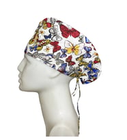 Kelebek Desenli Doktor Hemşire Aşçı Cerrahi Bone Hastane Bone Bandana M456