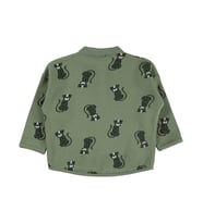 Civil Baby Cute Tiger Baskılı 6-18 Ay Sweatshirt - Haki