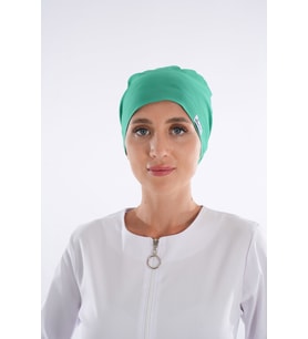 Yaprak Yeşili Doktor Hemşire Hastane Aşçı Cerrahi Tesettür Bone
