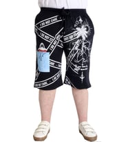 Mode XL Büyük Beden Kapri I DO NOT CARE 23512 Lacivert