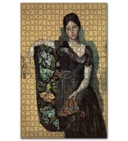 Cakapuzzle Olga in an Armchair, 1917 by Picasso Puzzle Yapboz MDF (Ahşap) (120 Parça)