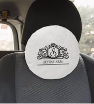 BK Gift Kişiye Özel İsimli Yuvarlak Araç Koltuk Yastığı-13