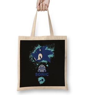 Sonic The Hedgehog Design Sonic the Hedgehog Bez Çanta Uzun Saplı