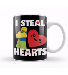 Roblox Noob Valentines Day I Steal Hearts Kupa Bardak Porselen