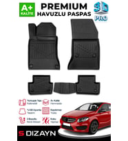 Mercedes B Serisi W246 3D Pro Havuzlu Paspas 2011-2018 A+ Kalite