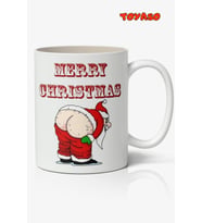 Noel Yılbaşı Dirty Merry Christmas Temalı Beyaz Kupa Bardak Sevgiliye Arkadaşa Hediye