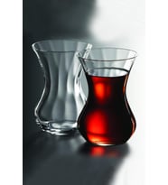 Emirgan Beykoz Kristal 6'lı Çay Bardak Takımı 145 cc, şık ve dayanıklı