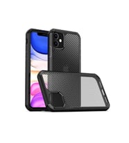 Apple iPhone 11 Uyumlu Kılıf Zore İnoks Kapak (Siyah)