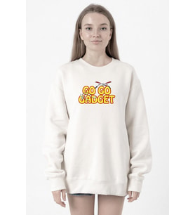 Inspector Gadget Go Go Gadget Beyaz Kadın 2ip Sweatshirt
