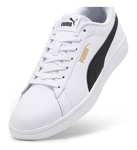 Puma Smash 3.0 L Erkek Günlük Ayakkabı 390987 BEYAZ SİYAH