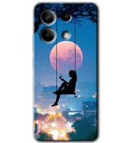 Xiaomi Redmi Note 13 5G Kılıf HD Desen Baskılı Kılıf - Yalnız Kadın