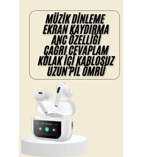 Dokunmatik Ekranlı Bluetooth Kulaklık Tws İos Android Tüm Telefonlara Uyumlu Kulaklık (Çok Renkli)