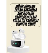 Dokunmatik Ekranlı Bluetooth Kulaklık Tws İos Android Tüm Telefonlara Uyumlu Kulaklık (Çok Renkli)