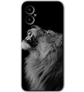 Omix X3 Kılıf HD Desen Baskılı Arka Kapak - Lion