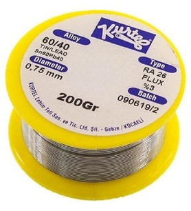 KURTEL 60/40 200 GR 0.75 MM LEHİM TELİ