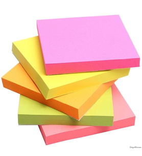 Rubenis Pembe 76X76 Yapışkanlı Not Kağıdı