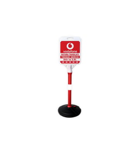 Vodafone Reklam Yönlendirme Tanıtım Bariyer Dubası