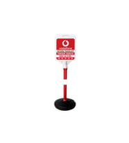 Vodafone Reklam Yönlendirme Tanıtım Bariyer Dubası