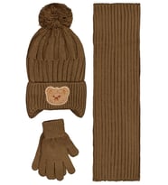 Civil Baby 6-18 Ay Atkı Bere Eldiven Set - Mavi