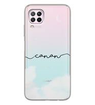 Huawei Bulutsu Tasarımlı Şeffaf Telefon Kılıfı