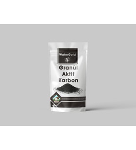 Akvaryum İçin Granül Aktif Karbon Filtresi Coconut Bazlı 500 Gr (Siyah - Beyaz)