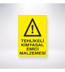 Tehlikeli Kimyasal Emici Malzemeler