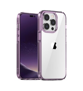 BİKAPAK ELIT CRYSTAL IPHONE 15 PRO MAX ŞEFFAF MOR 