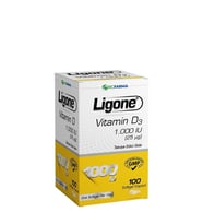 Ligone Vitamin D3 1.000 IU 100 Softgel (Krem)