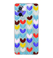 PrintiFy Xiaomi Redmi 12C ile Uyumlu 1mm Slim Fit Water Color 1 Baskılı Şeffaf  Kılıf