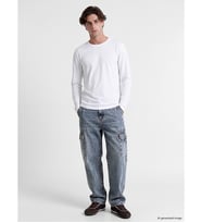 LCW Jeans İndigo Baggy Fit Erkek Kargo Jean Pantolon