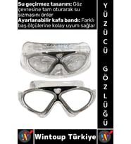 #Gözlük Çocuk Yetişkin Konforlu Su Geçirmez Buğu Önleyici Ayarlanabilir Kayış Şık Yüzücü Gözlüğü