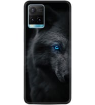 Vivo Y21s Kılıf Resimli Desenli Silikon Platinium Series Dark Wolfs 1834