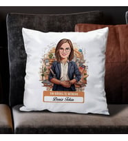 Kişiye Özel Hediye Karikatürlü En Güzel İç Mimar Yastık