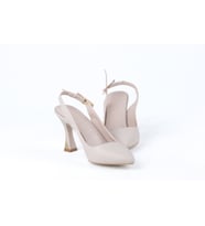 Ayakkabımood Cc 8 Cm Arka Açık Kadın Stiletto Ayakkabı (Ten)