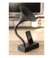 Siyah Deju Raven Akustik Gramofon 1 W Güç ve 10 W Subwoofer ile Kablolu Bağlantı