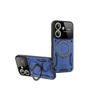 Xiaomi Redmi 13c Kılıf Joy Lens Standlı Kapak - Lacivert
