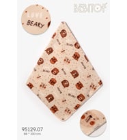 Ayıcıklı Peluş Bebek Battaniye 88*100