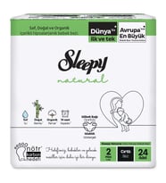 Sleepy Bebek Bezi 2 Numara 3-6 Kg Arası 24 Adet