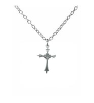 Haç İşareti Kolye – Unisex Metal Takı, 60 cm Zincirli Dini & Gotik Stil