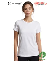 Jiber Kadın Premium Ekstra Esnek Bambu Terletmeyen Hafif Kumaş T-Shirt
