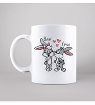Bugs Bunny Tasarımlı Kupa Kişiye Özel