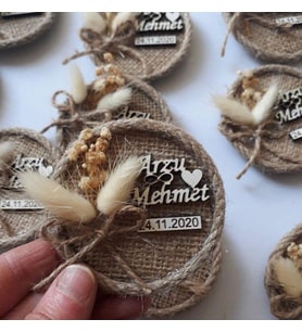 Nişan,Nikah Hediyelik Magnet