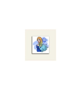 DBSanatevi Kova Burcu Kadını Tablo 40 X 30 Cm