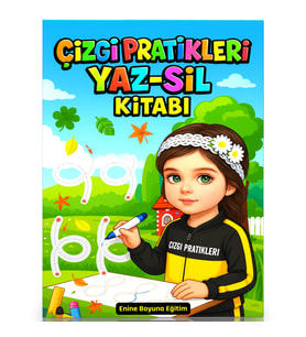 Çizgi Pratikleri YAZ-SİL Kitabı (2-6 Yaş)