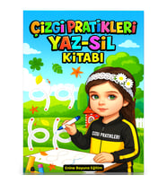 Çizgi Pratikleri YAZ-SİL Kitabı (2-6 Yaş)